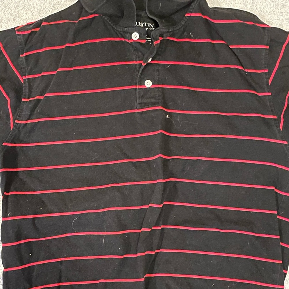 Red And Black Dress Shirt
